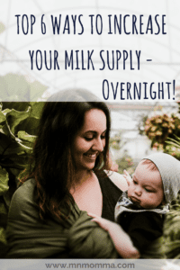 increase milk supply