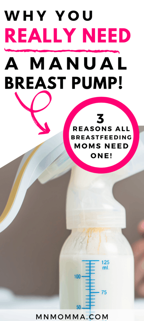 why you need a manual breast pump