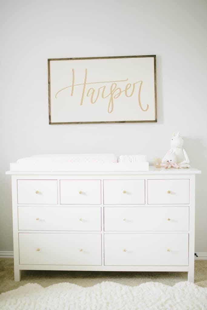 ikea baby girl room