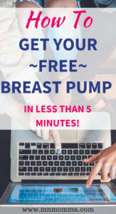 how to get your free breast pump in less than 5 minutes