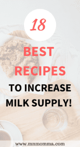 best recipes to increase milk supply