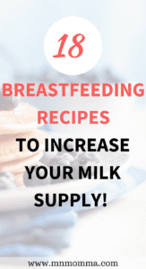 breastfeeding recipes to increase your milk supply