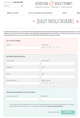 Breast Pump through insurance