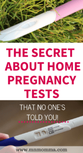 the secret about home pregnancy tests