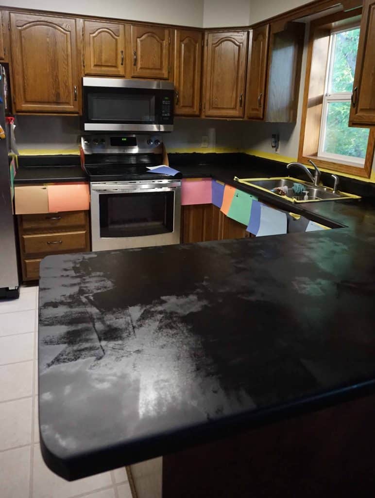 Diy Countertop Update Most Affordable Way To Fake New Countertops