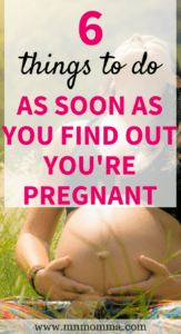 I'm pregnant, now what? Wondering what to do after you get your positive pregnancy test? 6 things you need to do ASAP as a new pregnant mom!