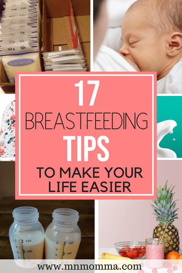 17 best breastfeeding and pumping tips. Amazing breastfeeding tips and tricks for new moms and beginners. Don't miss these life changing breastfeeding tips that will make breastfeeding easy!