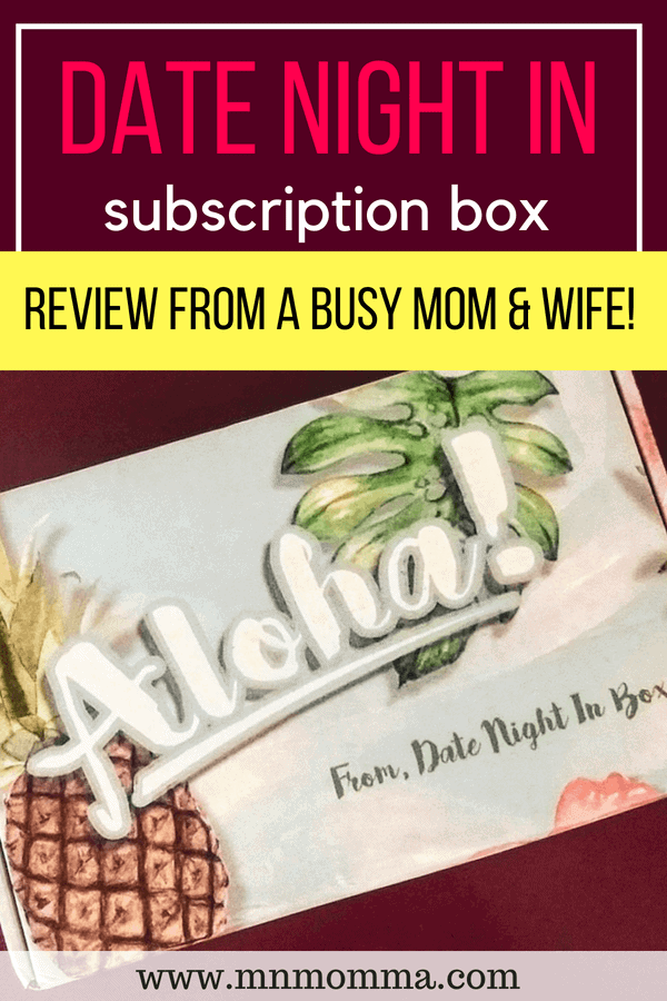 Date Night In Box Subscription Review! Learn what's really in a Date Night In Box from the products to the date! Great ideas for a date and easy to implement!