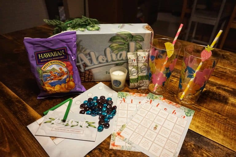 Date Night In Box Review: Aloha Themed