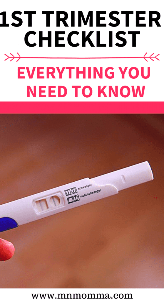 Weekly Pregnancy Checklist for First Trimester