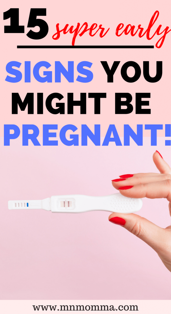 15 Early Signs of Pregnancy