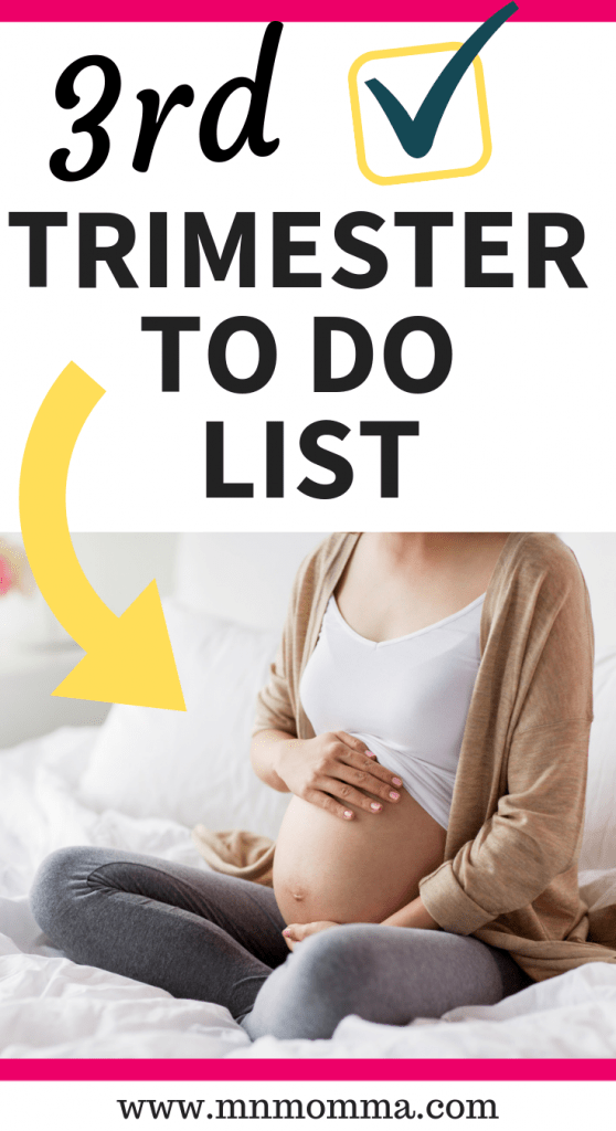 week by week 3rd trimester to do list