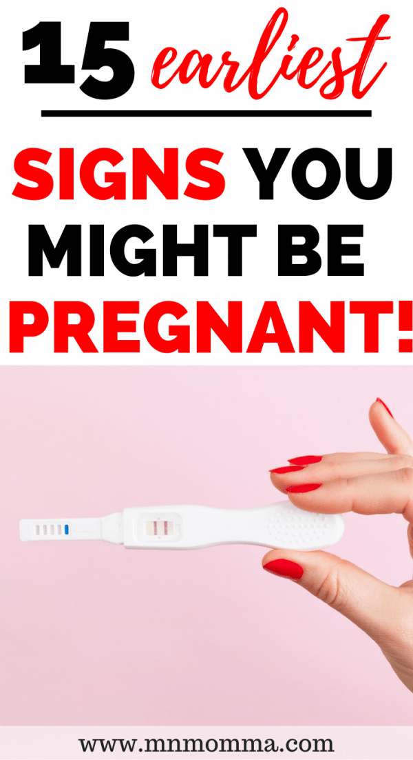 15 Early Signs of Pregnancy You Should Know - Minnesota Momma