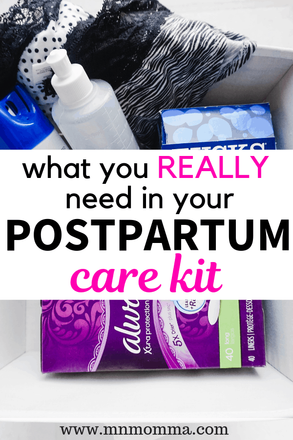 How to Make A Postpartum Care Kit