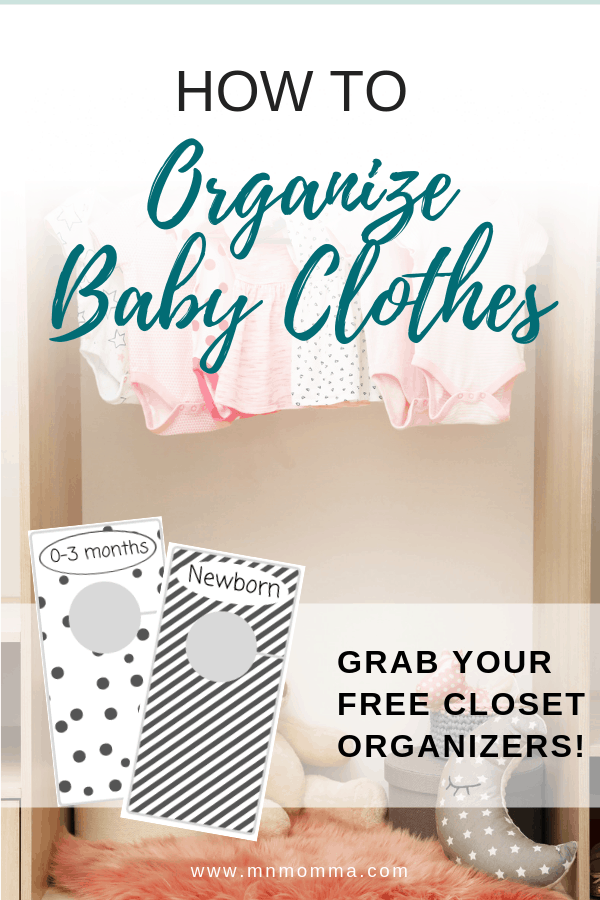 How to Organize Baby Clothes (Yes, even those outgrown ones you just can't get rid of!)