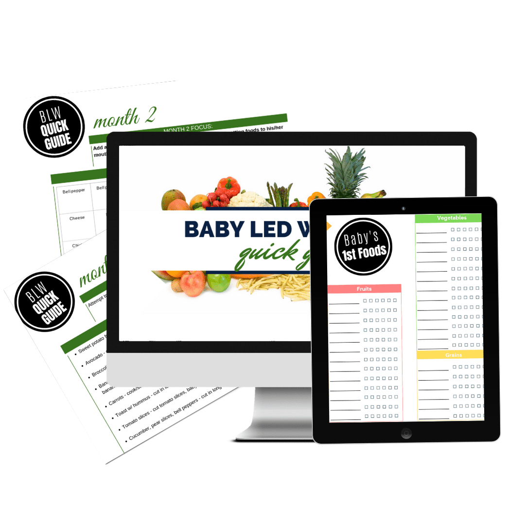 Baby Led Weaning Quick Guide - 3 Month Guide to First Foods