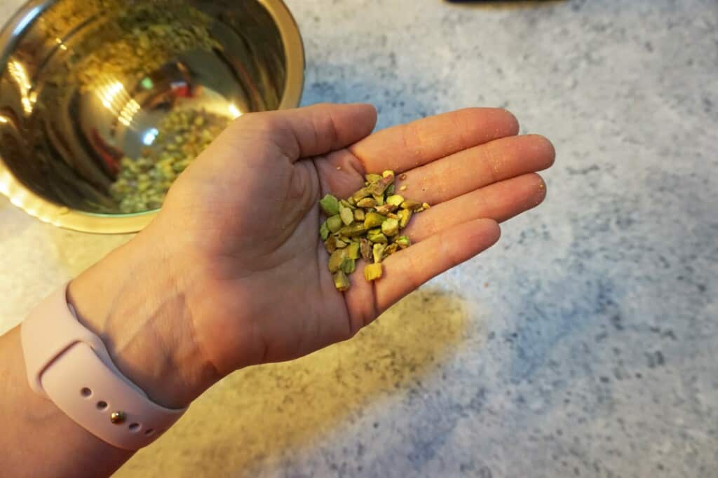 crushed pistachio nuts to increase milk supply