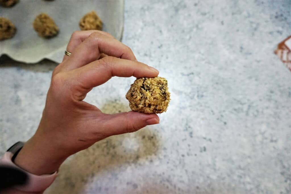 lactation balls: chocolate chip power balls no bake recipe