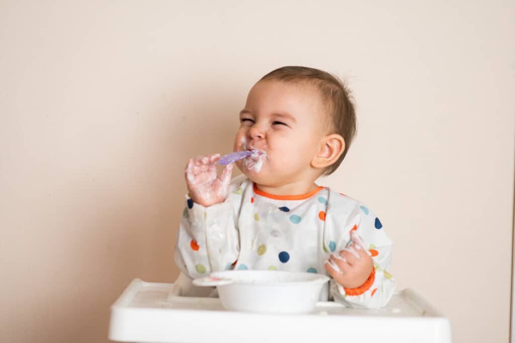 baby led weaning bib