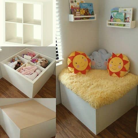 ikea kids storage bench