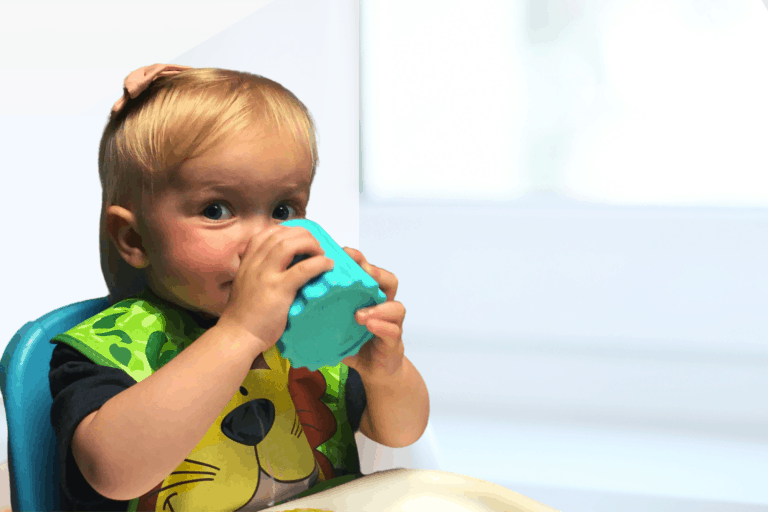 How to Teach Your Baby to Drink from an Open Cup