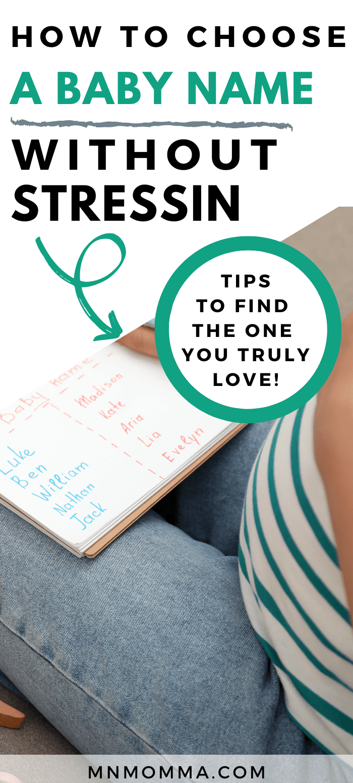 How to Choose A Baby Name Tips for When You're Stuck Minnesota Momma