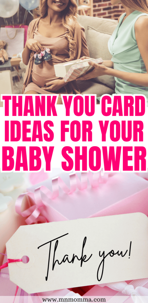 thank you card ideas for your baby shower